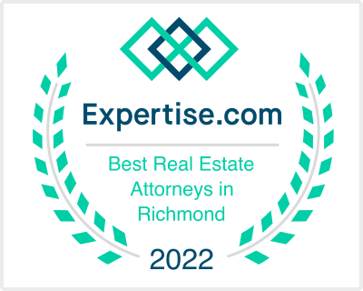expertise.com best real estate attorneys io Richmond 2022 award logo